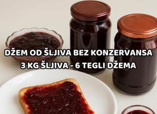 DŽEM OD ŠLJIVA BEZ KONZERVANSA DŽEM OD ŠLJIVA BEZ KONZERVANSA - featured image