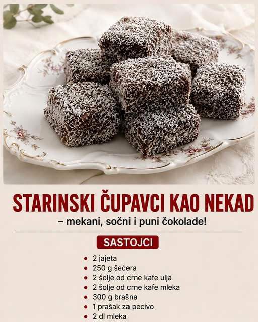Starinski čupavci kao nekad – mekani, sočni i puni čokolade! - featured image