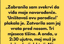 „Zabranila sam svekrvi da viđa moje novorođenče. ‘Uništavaš ovu porodicu!’ plakala je.”