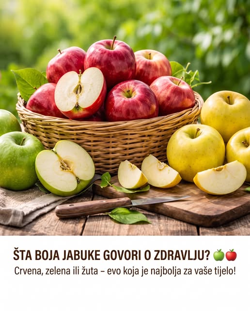 NE BACAJTE NIJEDNU VRSTU JABUKE! Evo šta CRVENA, ZELENA i ŽUTA rade vašem tijelu – razlika će vas šokirati! - featured image NE BACAJTE NIJEDNU VRSTU JABUKE! Evo šta CRVENA, ZELENA i ŽUTA rade vašem tijelu – razlika će vas šokirati! - featured image