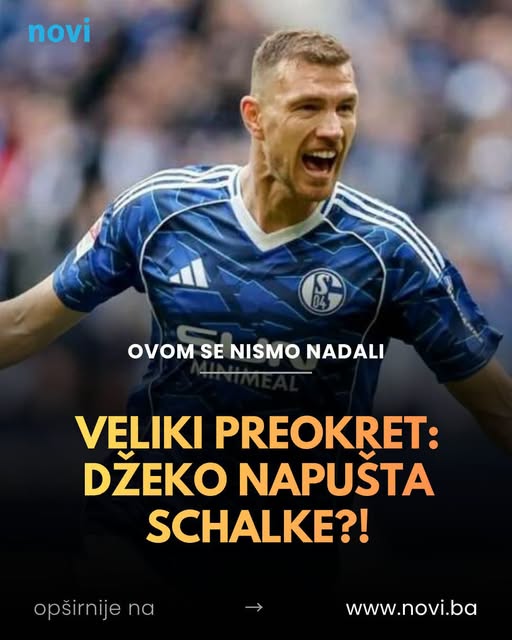 Veliki preokret: Džeko napušta Schalke?! - featured image Veliki preokret: Džeko napušta Schalke?! - featured image