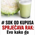 SOK OD KUPUSA SPRJEČAVA RAK: Evo kako da ga napravite SOK OD KUPUSA SPRJEČAVA RAK: Evo kako da ga napravite - featured image