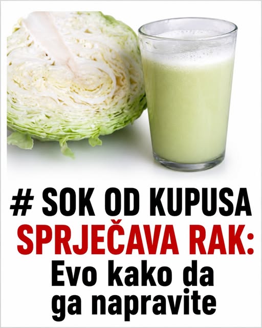 SOK OD KUPUSA SPRJEČAVA RAK: Evo kako da ga napravite - featured image