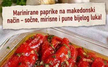 Marinirane paprike na makedonski način – sočne, mirisne i pune bijelog luka! Marinirane paprike na makedonski način – sočne, mirisne i pune bijelog luka! - featured image
