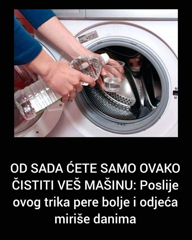 OD SADA ĆETE SAMO OVAKO ČISTITI VEŠ MAŠINU: Poslije ovog trika pere bolje i odjeća miriše danima - featured image OD SADA ĆETE SAMO OVAKO ČISTITI VEŠ MAŠINU: Poslije ovog trika pere bolje i odjeća miriše danima - featured image