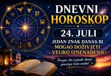 Dnevni horoskop za 24. juli: Jedan znak danas bi mogao doživjeti veliko iznenađenje Dnevni horoskop za 24. juli: Jedan znak danas bi mogao doživjeti veliko iznenađenje - featured image