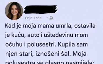 Naslijedila je samo stari šal nakon majčine smrti, a nekoliko sedmica kasnije jedan telefonski poziv promijenio je njen pogled na sve Naslijedila je samo stari šal nakon majčine smrti, a nekoliko sedmica kasnije jedan telefonski poziv promijenio je njen pogled na sve - featured image