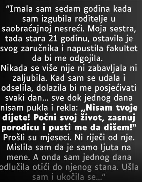 Imala sam 7 godina kada sam izgubila roditelje… - featured image