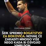 Šeik spremio bogatstvo za Đokovića: Novak će zaraditi mnogo više nego kada bi osvojio Vimbldon Šeik spremio bogatstvo za Đokovića: Novak će zaraditi mnogo više nego kada bi osvojio Vimbldon - featured image