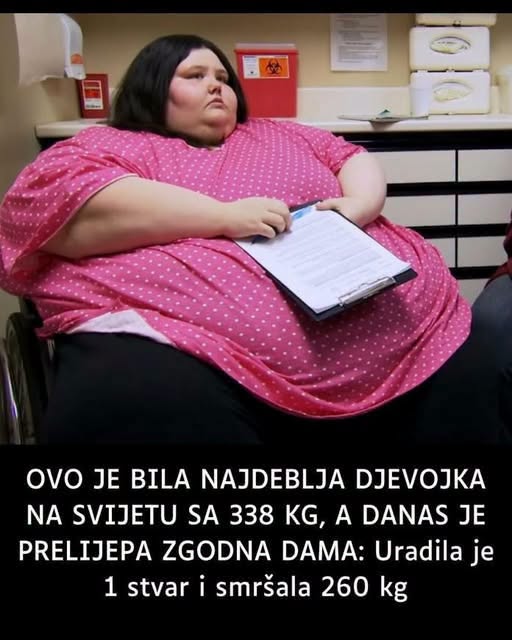 OVO JE BILA NAJDEBLJA DEVOJKA NA SVETU SA 338 KG, A DANAS JE PRELEPA ZGODNA DAMA: Uradila je 1 stvar i smršala 260 kg - featured image OVO JE BILA NAJDEBLJA DEVOJKA NA SVETU SA 338 KG, A DANAS JE PRELEPA ZGODNA DAMA: Uradila je 1 stvar i smršala 260 kg - featured image