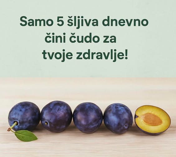 Da li ste znali koliko je zdravo pojesti samo 5 šljiva dnevno? - featured image