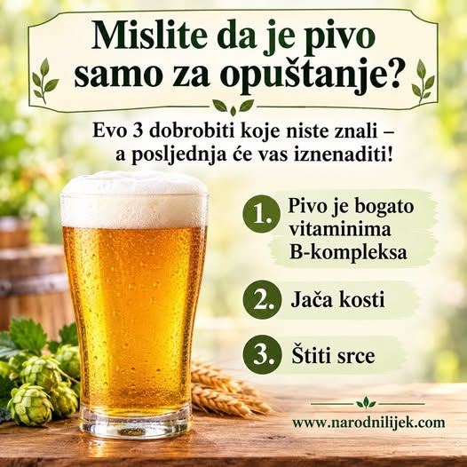 Dobre vijesti za pivopije – 10 dobrobiti piva za koje niste znali - featured image Dobre vijesti za pivopije – 10 dobrobiti piva za koje niste znali - featured image