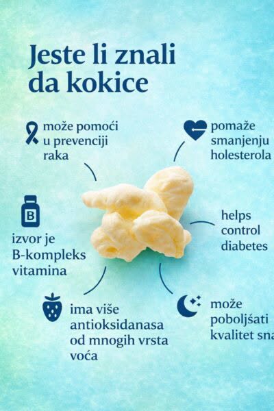 JESTE LI ZNALI KOLIKO SU KOKICE ZDRAVE? - featured image