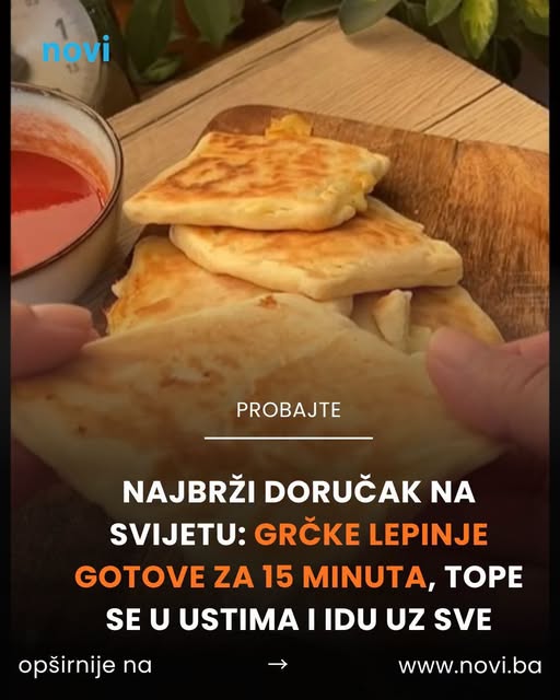 Najbrži doručak na svijetu: Grčke lepinje gotove za 15 minuta, tope se u ustima i idu uz sve - featured image Najbrži doručak na svijetu: Grčke lepinje gotove za 15 minuta, tope se u ustima i idu uz sve - featured image