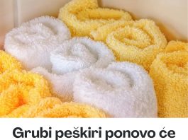 Grubi peškiri ponovo će biti mekani kao paperje: Trik od nekoliko sastojka Grubi peškiri ponovo će biti mekani kao paperje: Trik od nekoliko sastojka - content image