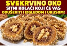 SVEKRVINO OKO: Sitni kolači koji će vas oduševiti i izgledom i ukusom! SVEKRVINO OKO: Sitni kolači koji će vas oduševiti i izgledom i ukusom! - featured image