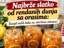 Najbrže slatko od rendanih dunja sa orasima: Recept naših baka za savršenu zimnicu! Najbrže slatko od rendanih dunja sa orasima: Recept naših baka za savršenu zimnicu! - featured image