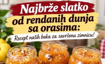 Najbrže slatko od rendanih dunja sa orasima: Recept naših baka za savršenu zimnicu! Najbrže slatko od rendanih dunja sa orasima: Recept naših baka za savršenu zimnicu! - featured image