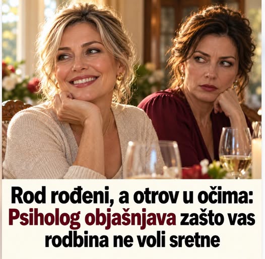Rod rođeni, a otrov u očima: Psiholog objašnjava zašto vas rodbina ne voli sretne - featured image