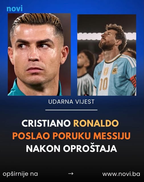 Cristiano Ronaldo poslao poruku Messiju nakon oproštaja - featured image
